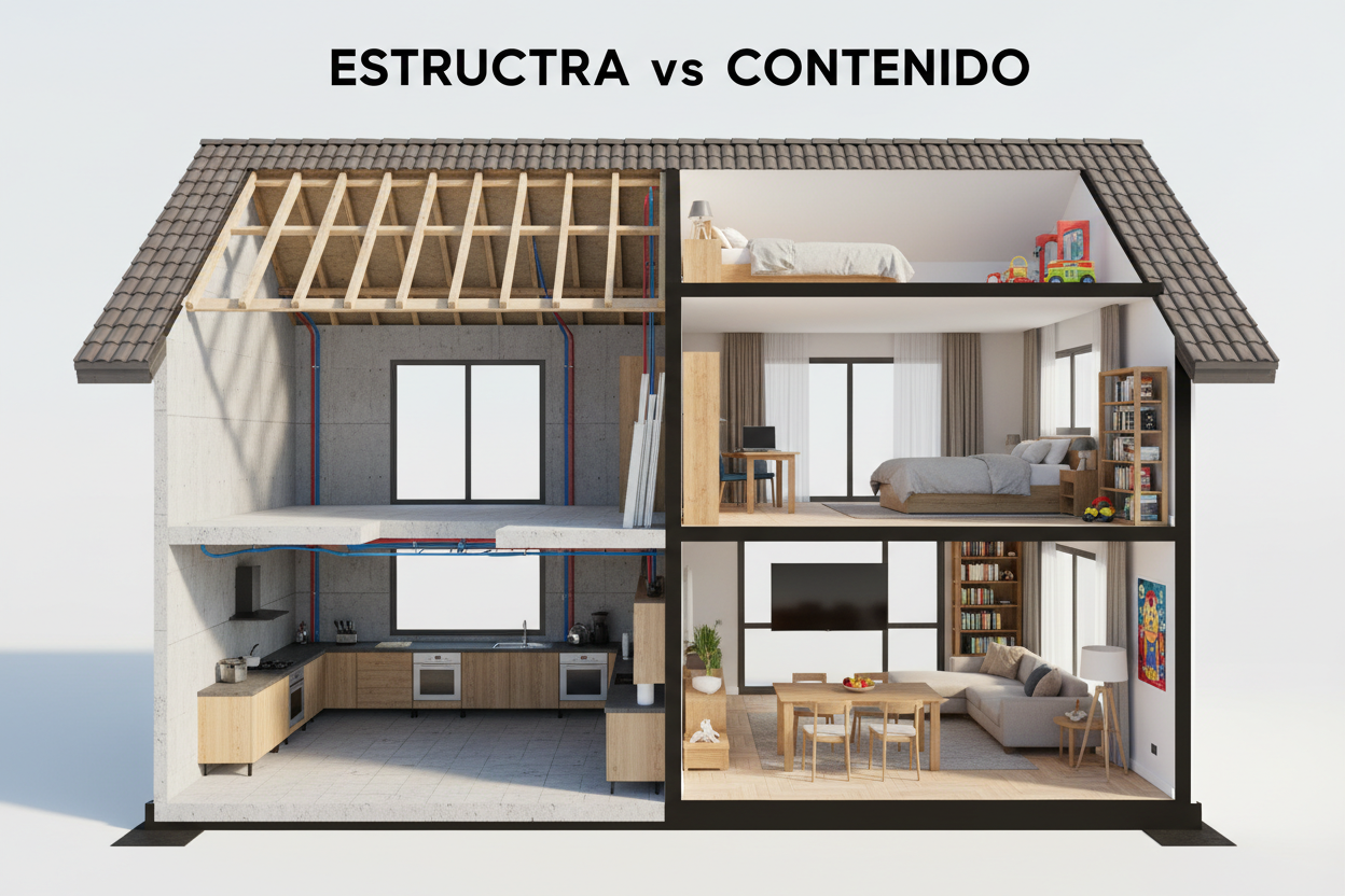 Estructura vs Contenido